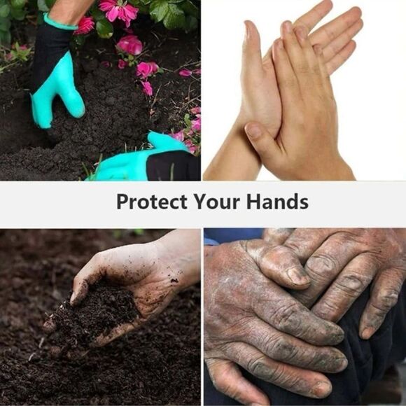 1pair Gardening Gloves with Claws - Picture 7 of 7